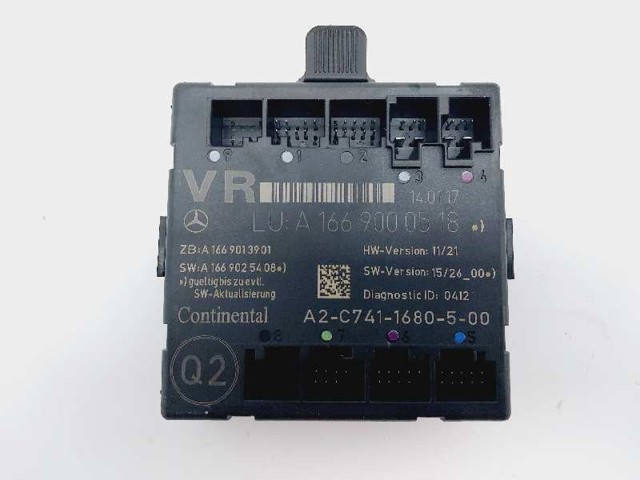MERCEDES A1669000518 Unidad de confort de la puerta delantera comprar Tarragona