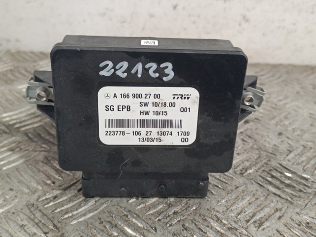 MERCEDES A1669002700 Módulo del freno de estacionamiento electromecánico comprar Barcelona