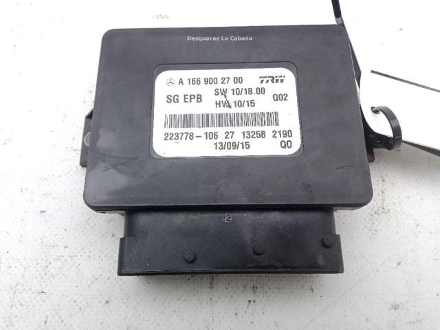 MERCEDES A1669002700 Módulo del freno de estacionamiento electromecánico  disponible Lugo