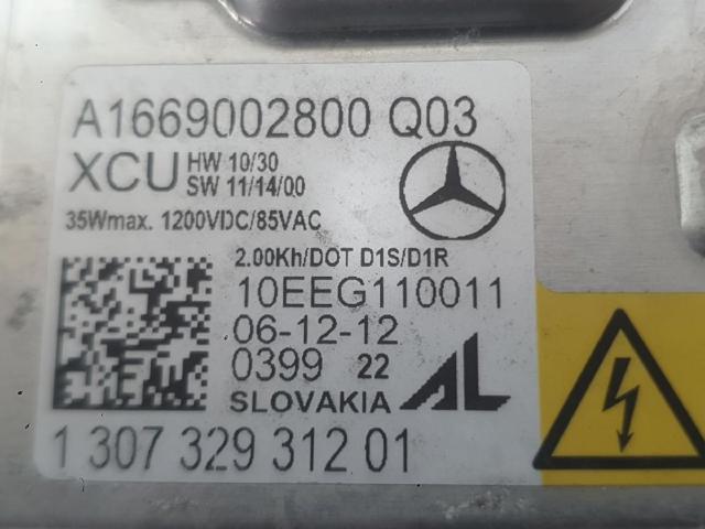 MERCEDES A1669002800 Unidad de control de xenón  comprar en Ponferrada