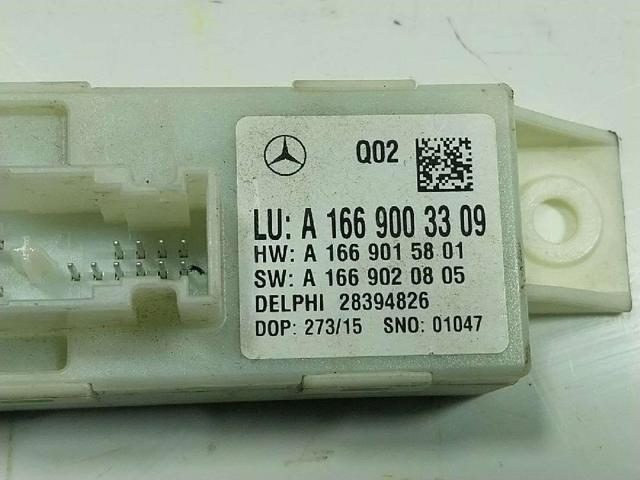 A1669003309 Módulo de control de luces de faros (ECU)  en stock Castellón