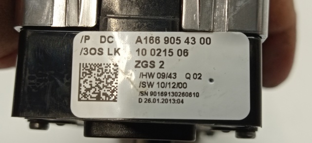 A1669054300 MERCEDES Interruptor de elevalunas delantera izquierda  en stock Córdoba