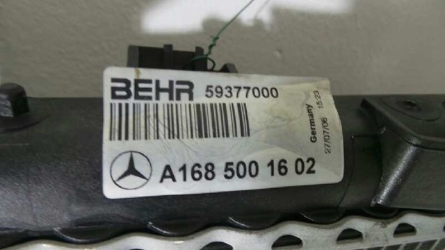 A1685001602 Radiador  en stock Castellón