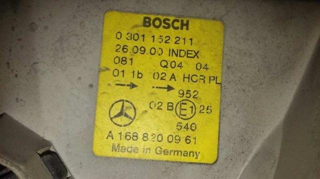 MERCEDES A1688200961 Faro izquierdo  disponible Valladolid