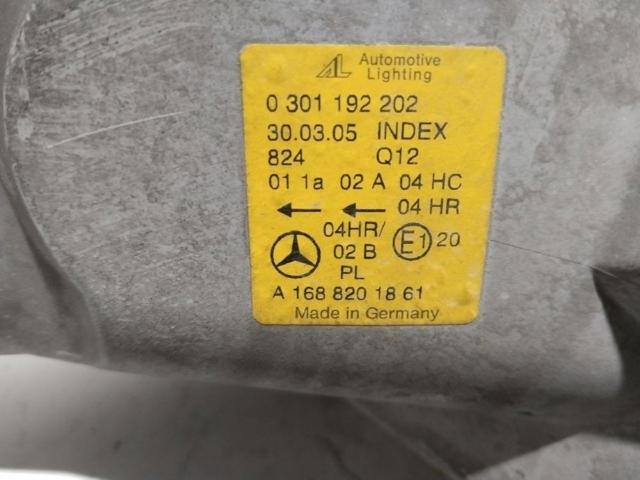 MERCEDES A1688201861 Faro derecho  en stock Terrassa