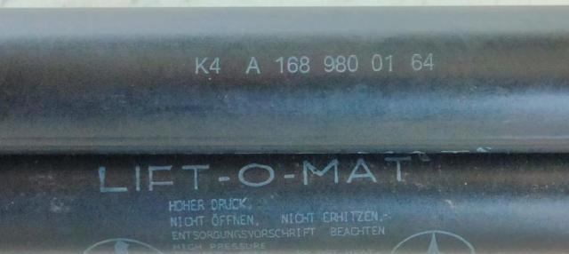 A1689800164 MERCEDES Amortiguador maletero comprar Madrid