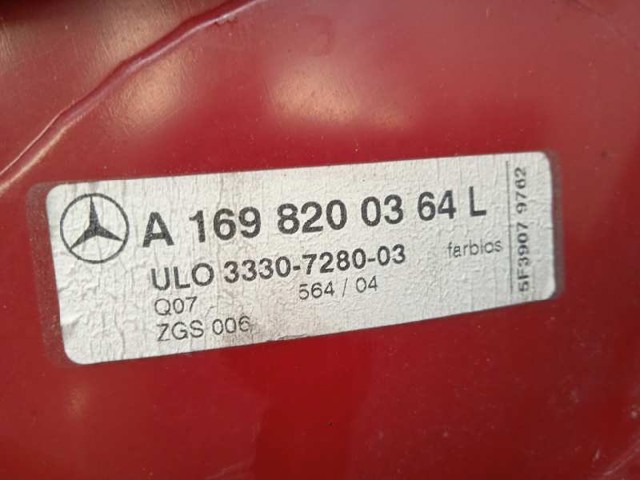 MERCEDES A1698200364 Piloto trasero izquierdo  comprar en Murcia