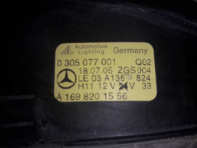 MERCEDES A1698201556 Faro antiniebla izquierdo  comprar en Albacete