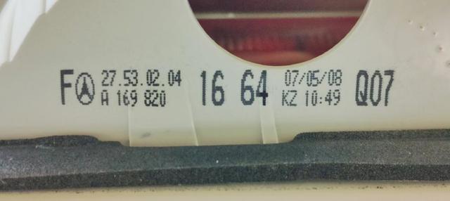 MERCEDES A1698201664 Piloto trasero interior derecho  comprar en Murcia