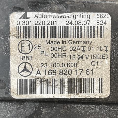 A1698201761 Faro izquierdo  comprar en Pontevedra