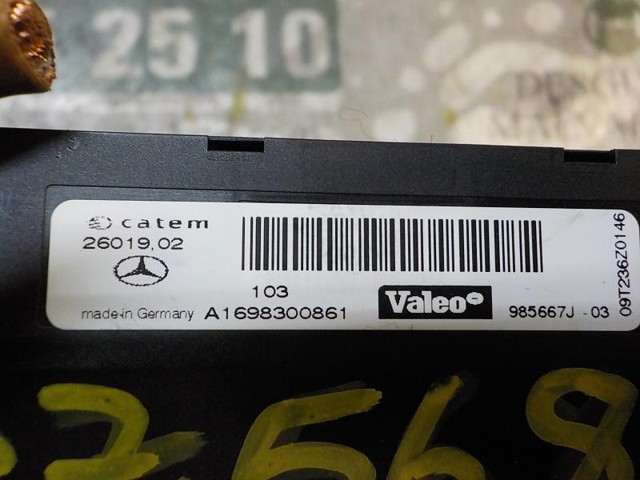 A1698300261 MERCEDES Calentador eléctrico de aire para el sistema de calefacción del habitáculo  disponible Vigo