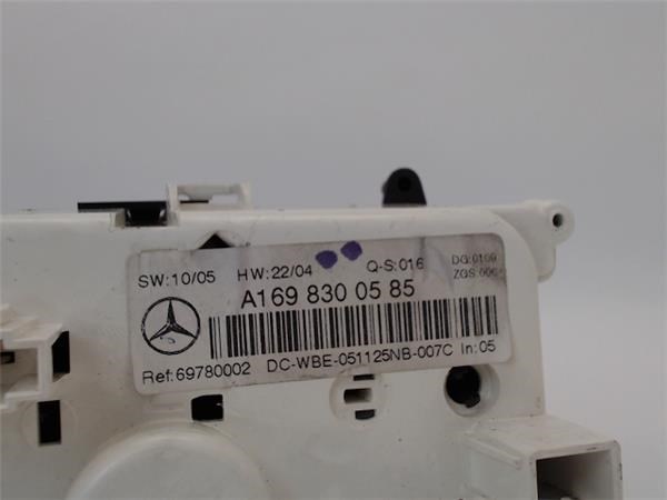A1698300585 MERCEDES Unidad de control aire acondicionado  en stock Gandía