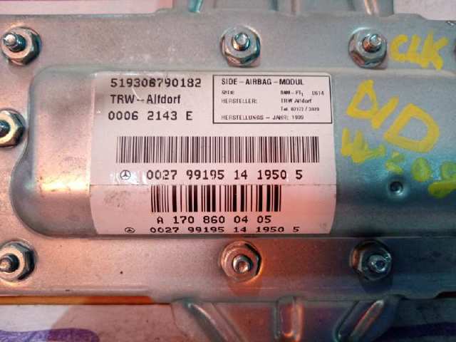 A1708600405 Airbag de puerta delantera derecha comprar Girona