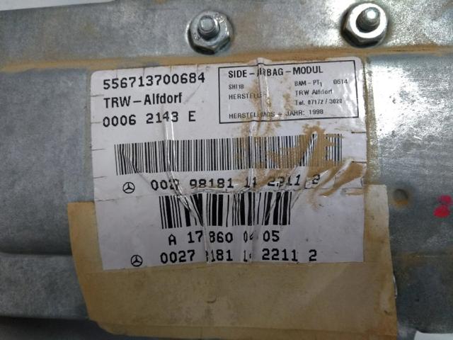 A1708600405 MERCEDES Airbag de puerta delantera derecha  en stock Gandía