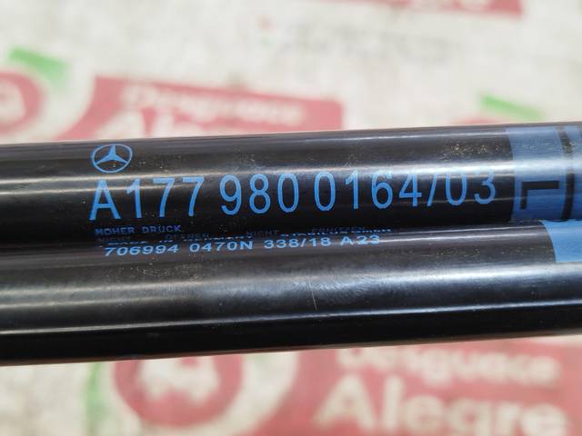 Muelle neumatico maletero para Mercedes A  (W177)