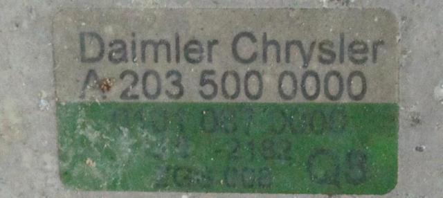 A2035000000 MERCEDES Intercooler comprar Madrid