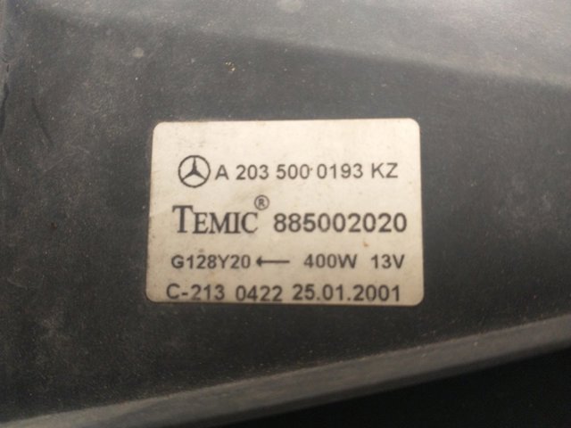 MERCEDES A2035000193KZ Difusor del radiador de refrigeración con motor y hélice  comprar en Ponferrada