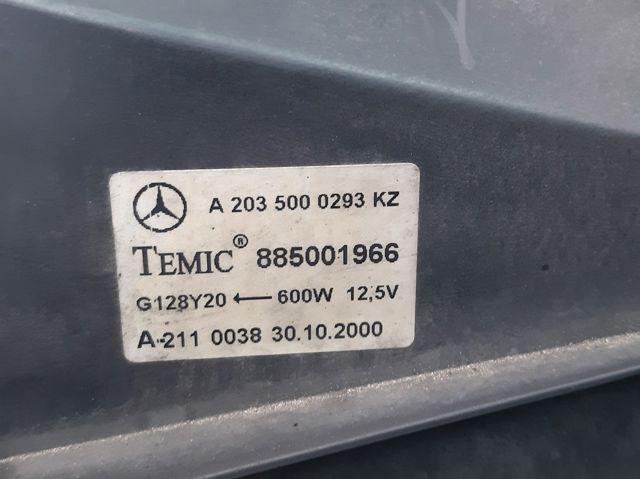 MERCEDES A2035000293 Difusor del radiador de refrigeración con motor y hélice  comprar en Albacete