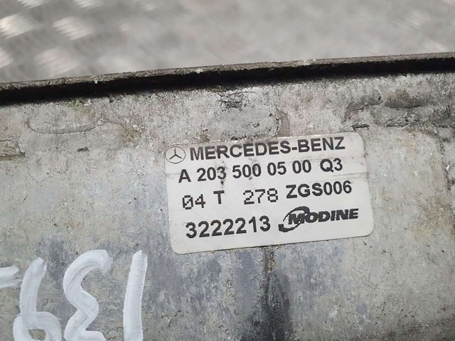 A2035000500 MERCEDES Intercooler  en stock Córdoba