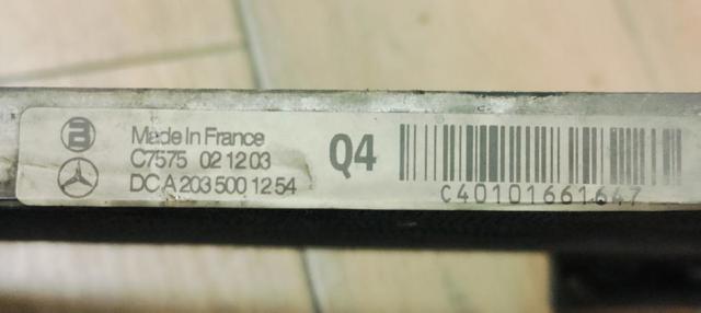 A2035001254 Condensador aire acondicionado  en stock Sabadell
