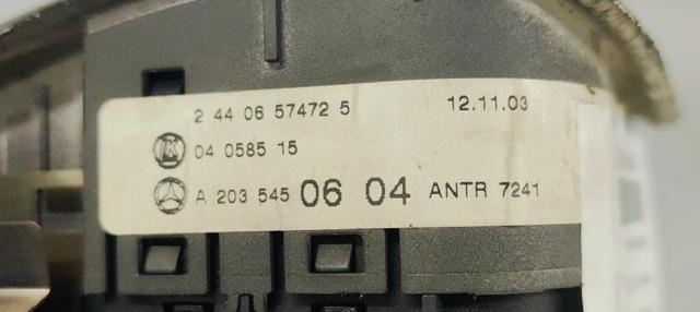 A2035450604 MERCEDES Interruptor de luces en el tablero comprar Bilbao