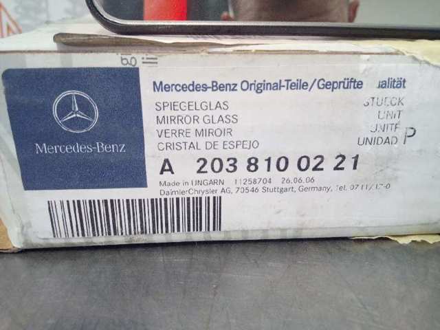 MERCEDES A2038100221 Cristal de espejo retrovisor derecho comprar Barcelona