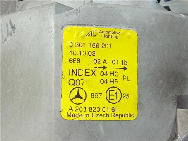 A2038200161 MERCEDES Faro izquierdo  comprar en Oviedo
