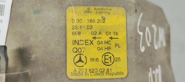 MERCEDES A2038200261 Faro derecho  disponible Lugo