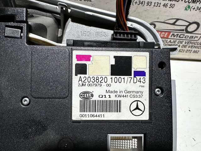 A2038201001 Luz de techo interior (cabina)  comprar en Pontevedra