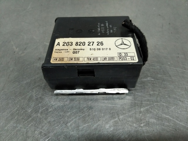 A2038202726 Mercedes