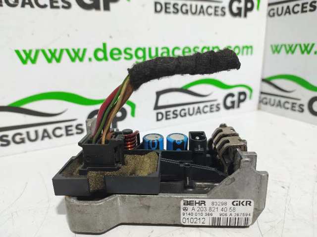 MERCEDES A2038214058 Resistencia del ventilador del habitáculo  comprar en Albacete