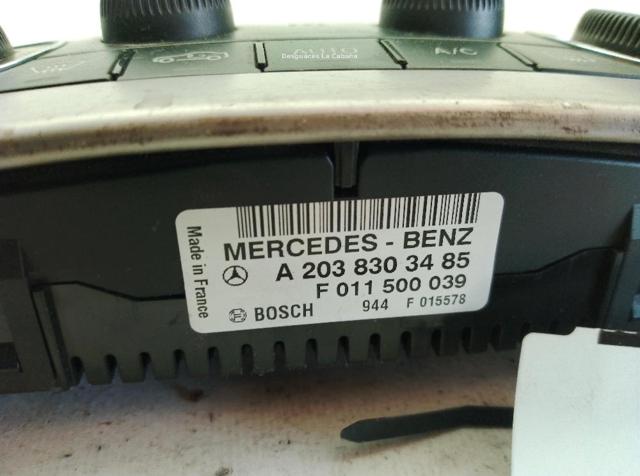 A2038303485 MERCEDES Módulo de modos de calefacción/aire acondicionado  comprar en Oviedo