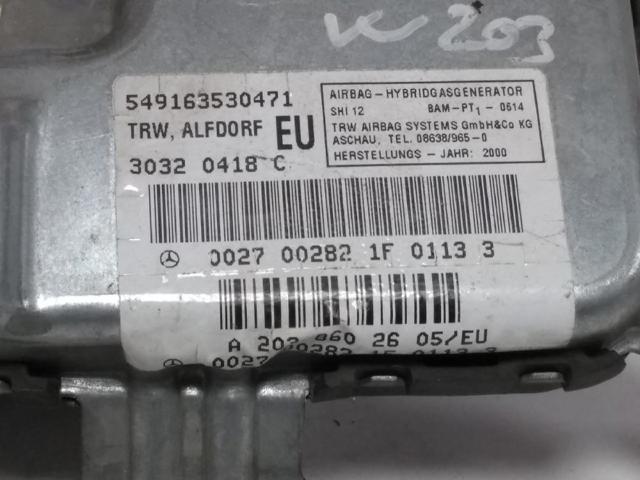 A2038602605 Airbag de puerta delantera derecha comprar Girona