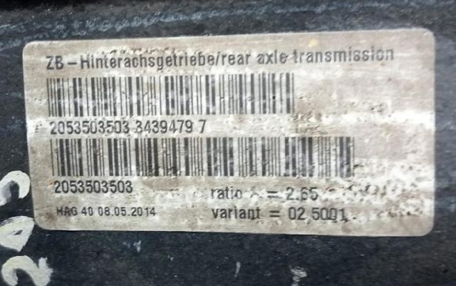 A2043510408 MERCEDES Tapa del diferencial trasero  disponible Vigo
