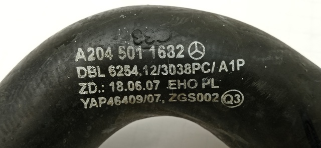 A2045011682 MERCEDES Manguera inferior del radiador  en stock Córdoba