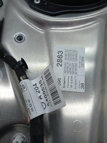 A2047200579 Mecanismo de elevalunas de la puerta delantera izquierda  comprar en Zaragoza