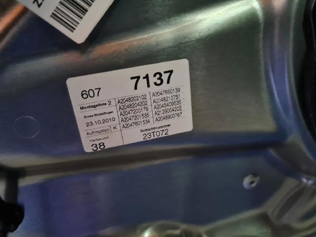 A2047200579 Mecanismo de elevalunas de la puerta delantera izquierda  comprar en Reus