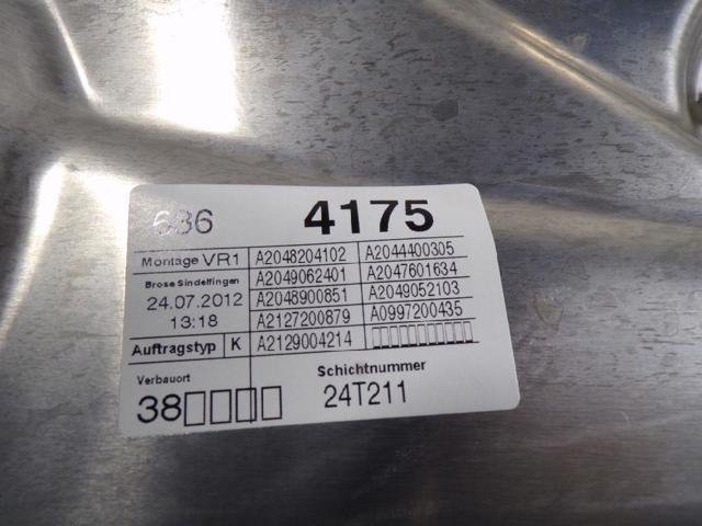 A2047200679 Mecanismo de elevalunas de la puerta delantera derecha  comprar en Reus