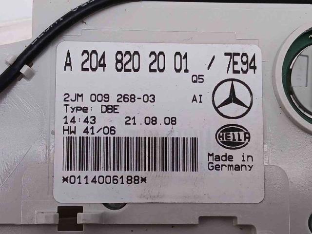 A2048202001 MERCEDES Luz de techo interior (cabina)  en stock Córdoba