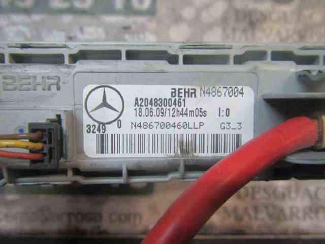 A2048300461 MERCEDES Radiador de calefacción trasero  en stock Gandía