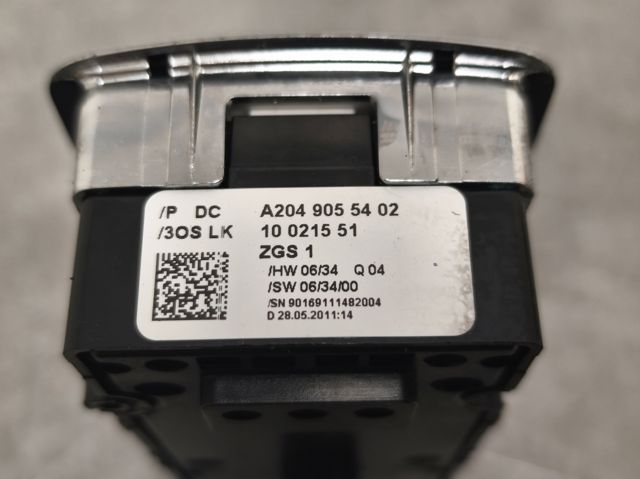 A2049055402 MERCEDES Interruptor de elevalunas delantera izquierda  en stock Huelva