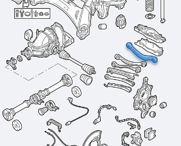 MERCEDES A2053506203 Brazo superior derecho de la suspensión trasera comprar Barcelona
