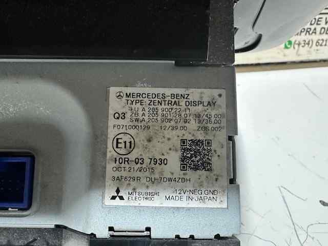 MERCEDES A2059002211 Pantalla multifunción  disponible España