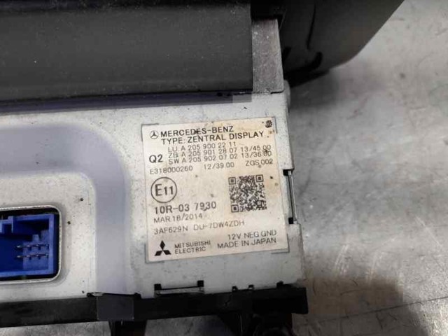 A2059002211 MERCEDES Pantalla  en stock Huelva