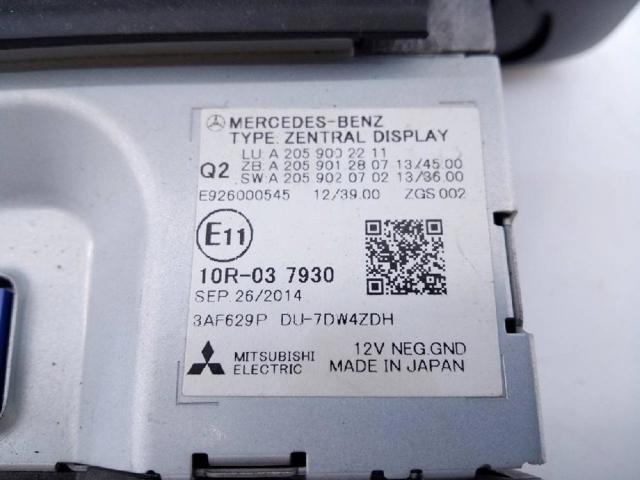 A2059005915 MERCEDES Bloque de botones de la consola central comprar Madrid