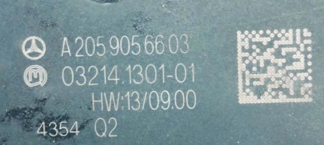 MERCEDES A2059056603 Interruptor del freno de estacionamiento electromecánico  en stock Valencia