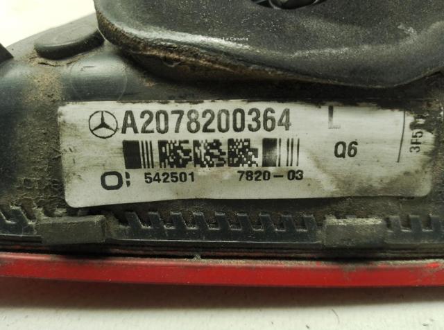 A2078200364 Piloto trasero interior izquierdo  en stock Granada