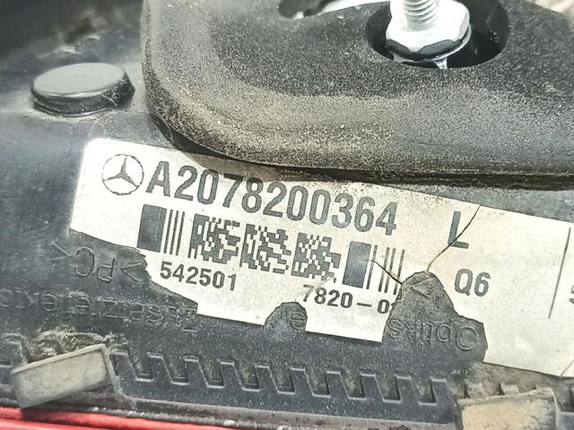 A2078200364 Piloto trasero interior izquierdo  disponible Burgos