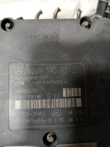 A2095450232 Módulo hidráulico de ABS  disponible Málaga