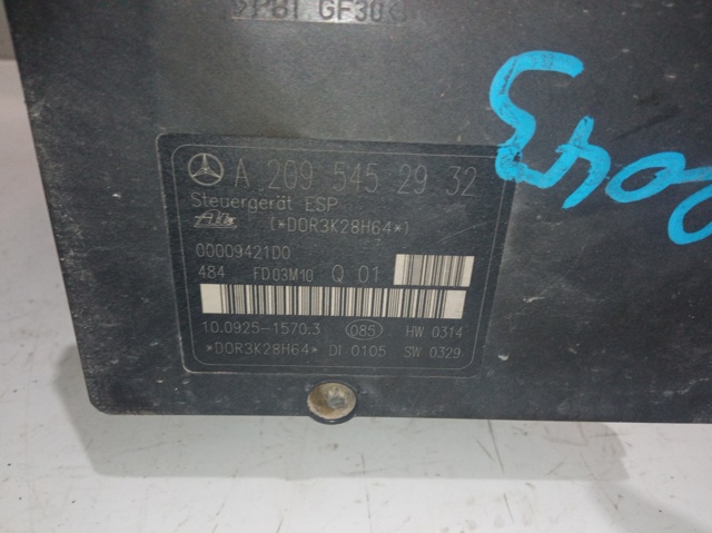 A2095452932 Módulo hidráulico de ABS  comprar en Zaragoza